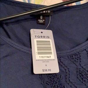 Torrid Navy Sleeveless